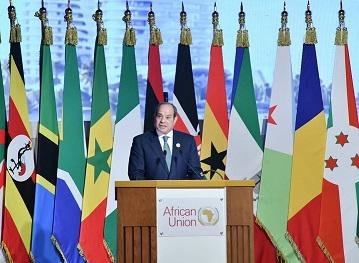 السيسي: مصر ملتزمة بالعمل نحو أفريقيا آمنة ومستقرة ومزدهرة