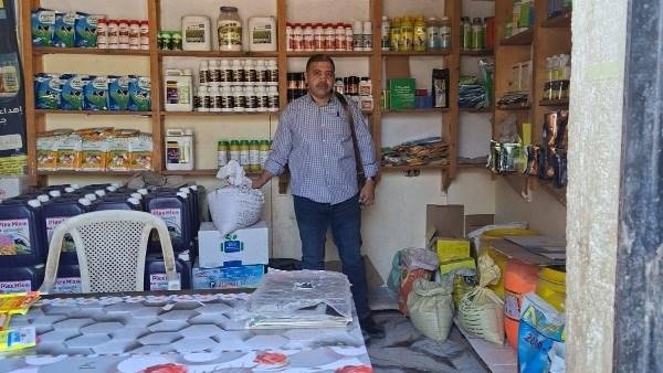 ضبط مبيدات مغشوشة ومحظورة داخل محل غير مرخص في الغنايم بأسيوط