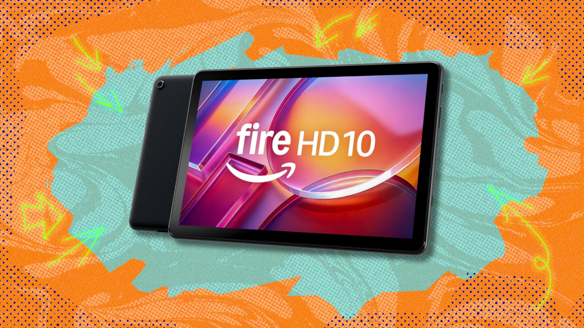 The Fire HD 10 tablet is under...