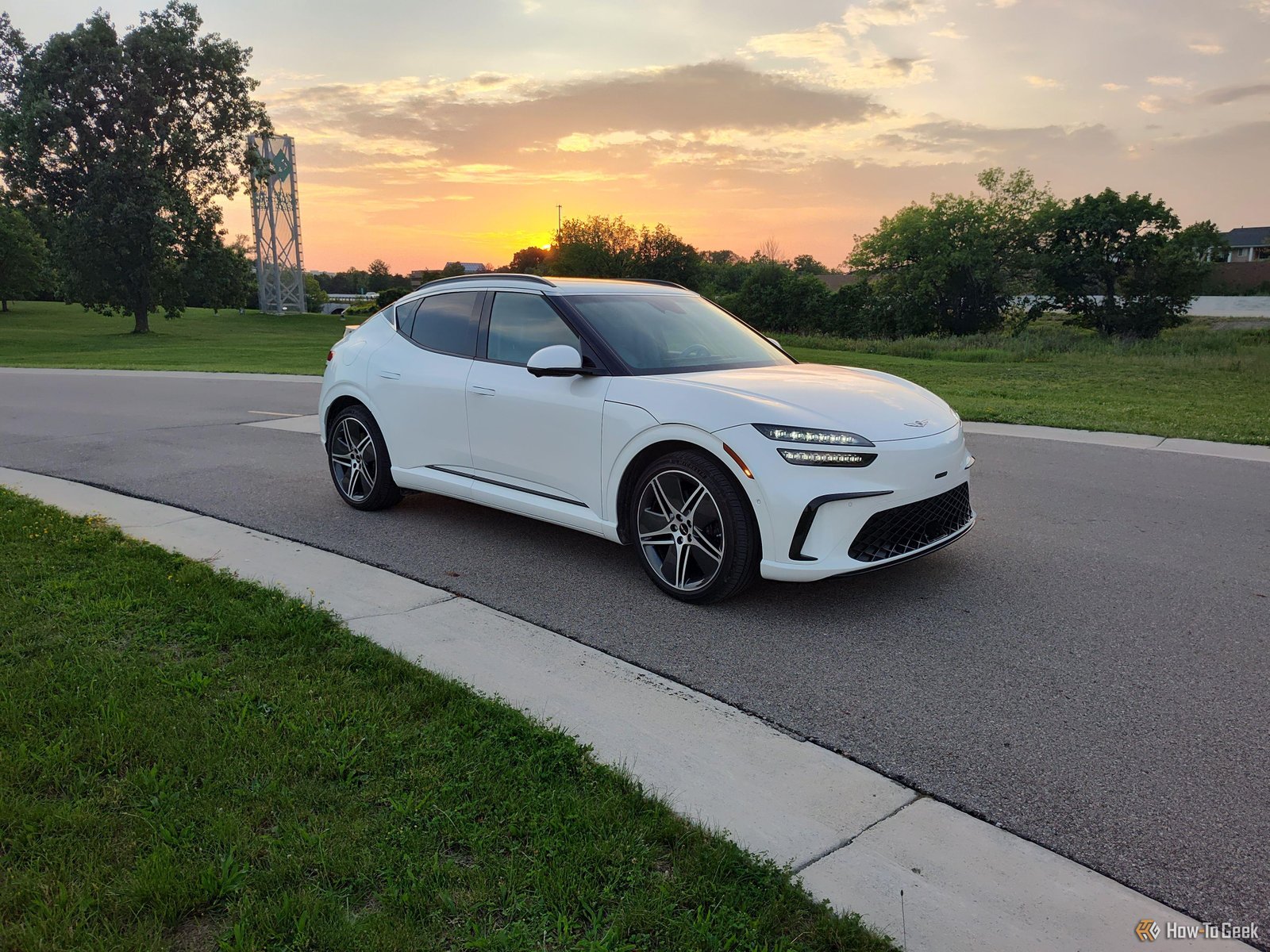 I took a Genesis GV60 on a roa...