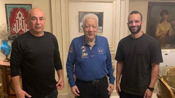 من أخطأ سيحاسب.. مرتضى منصور يستقبل حسام حسن في منزله