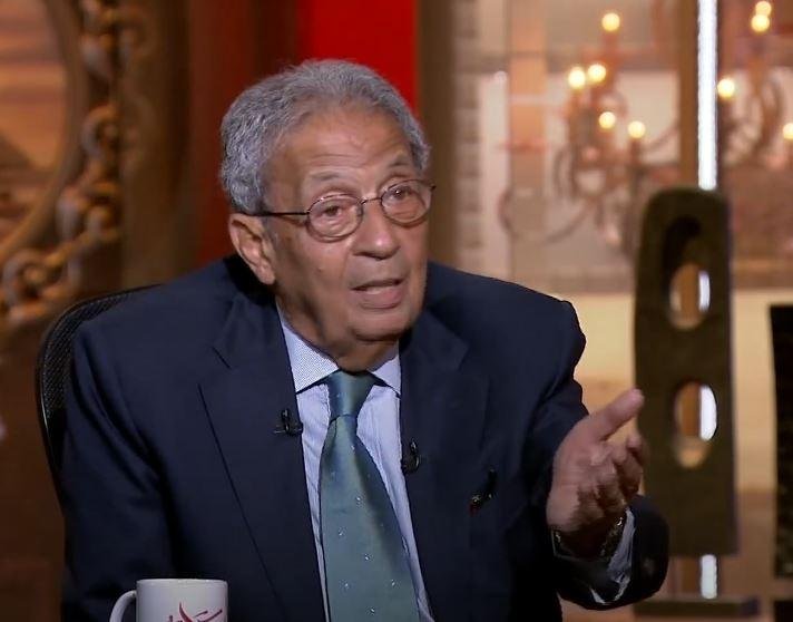 عمرو موسى: أؤيد الموقف المصري...