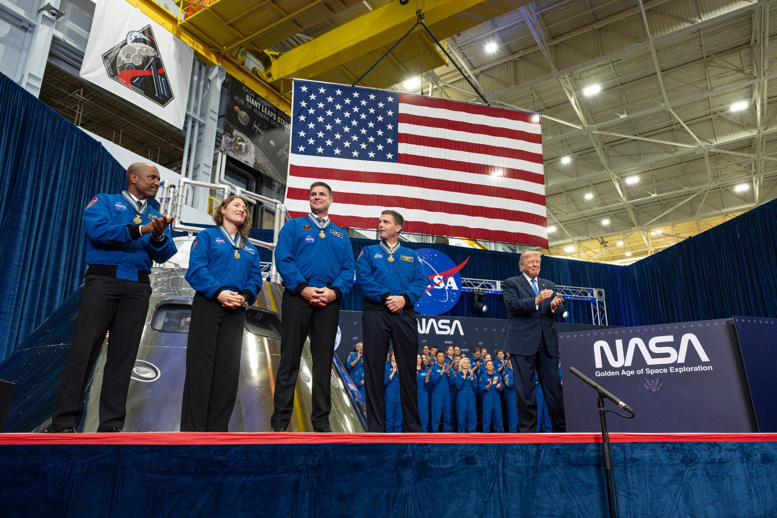 NASA’s Artemis II Crew Receive...