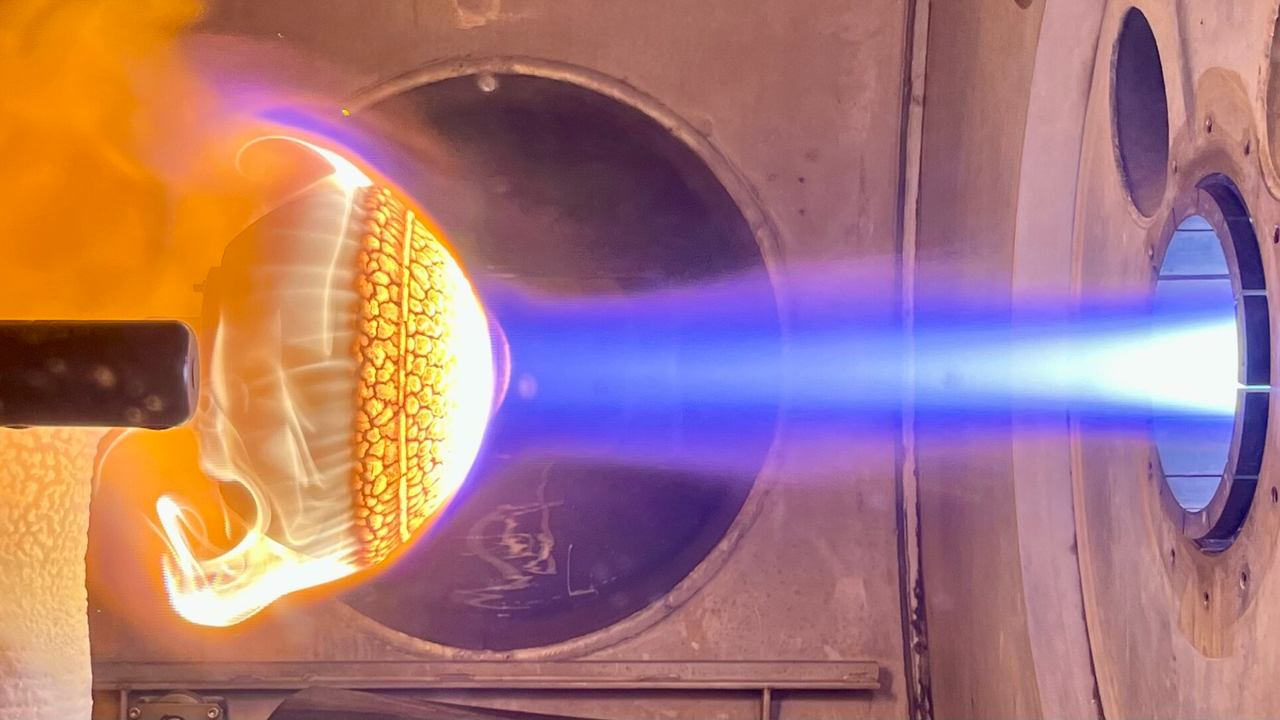 Heat shield under fire | Space...