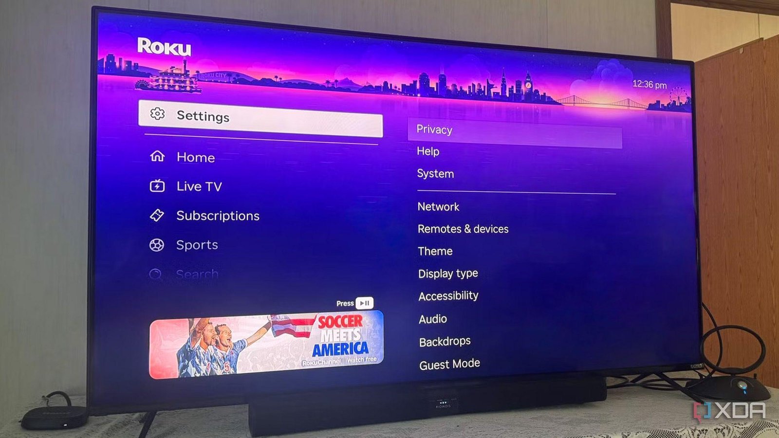 I turned off this hidden Roku...