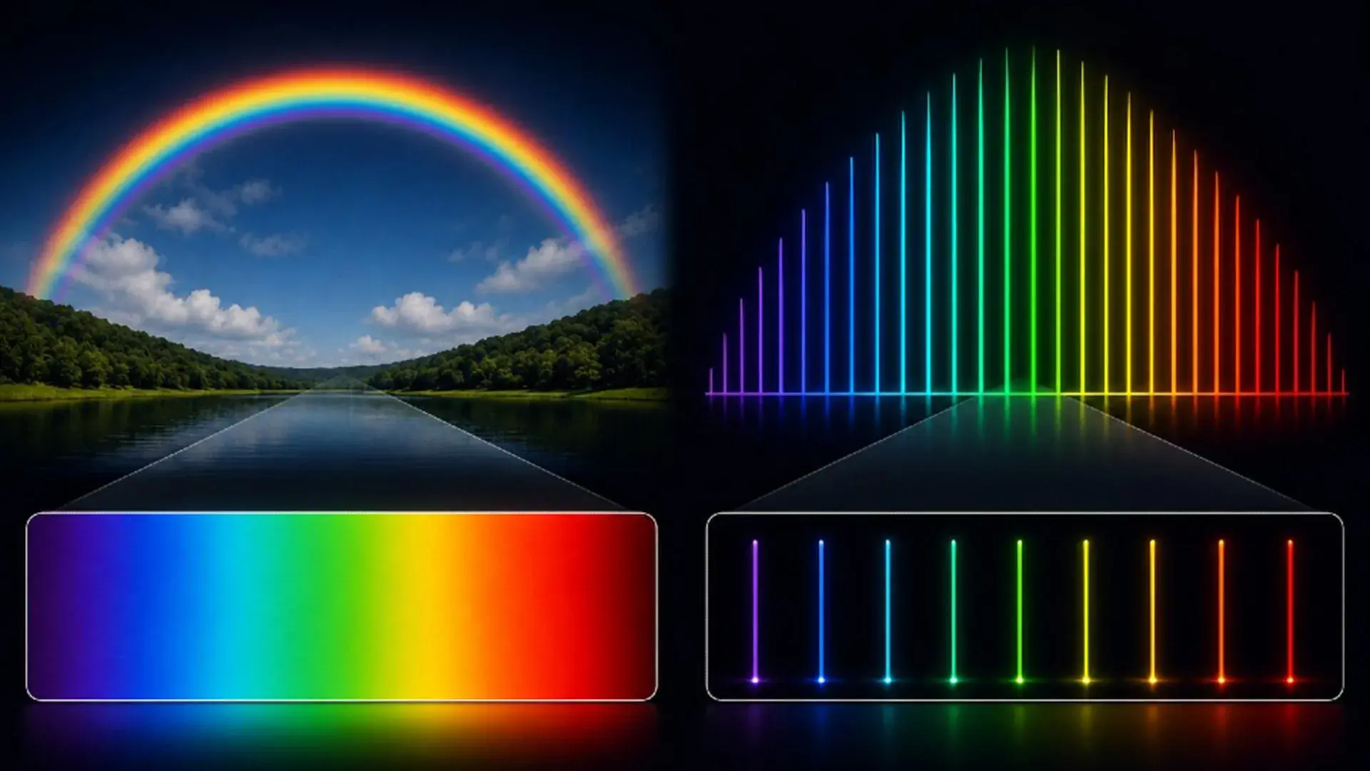 A tiny “rainbow on a chip” cou...