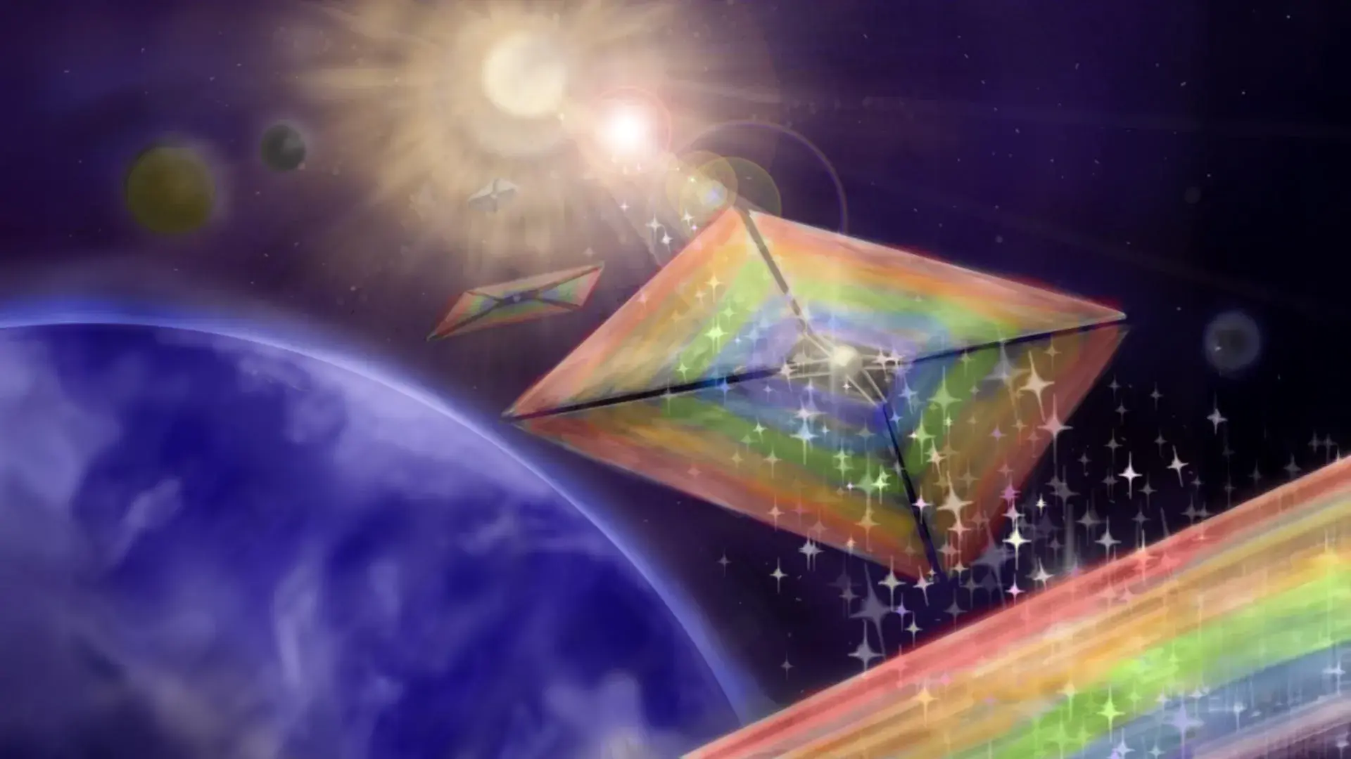 Interstellar solar sails hit a...