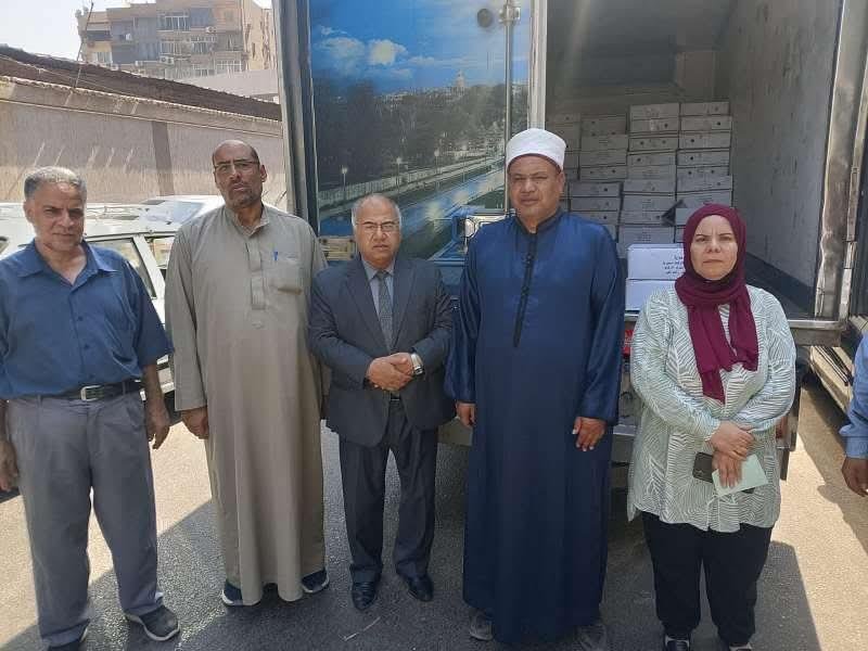 الأوقاف: توزيع 12 طنا من لحوم...