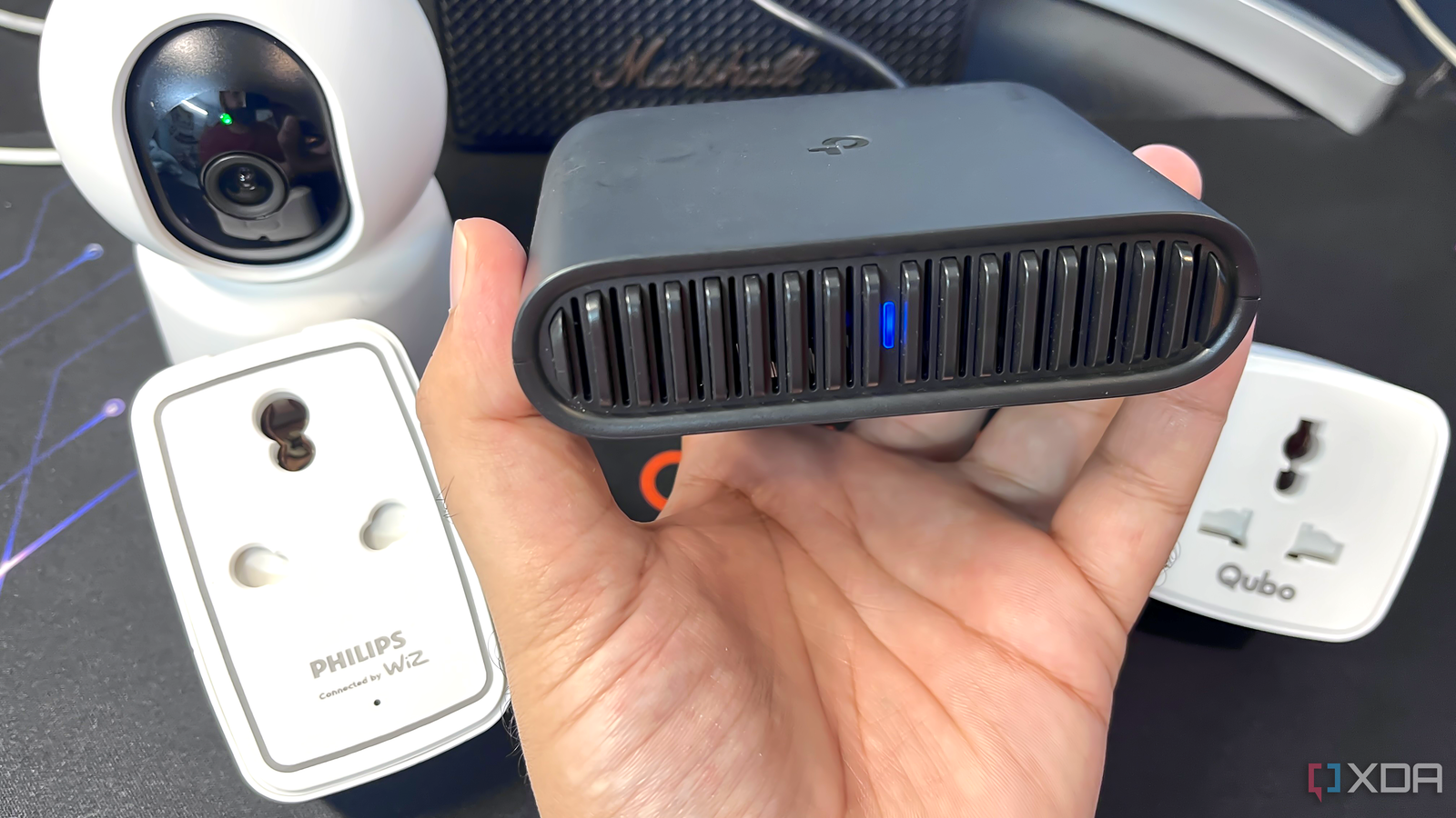 I used a travel router for sma...