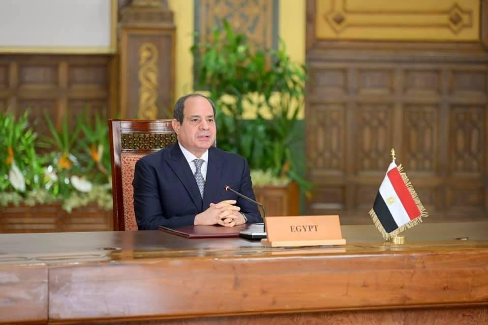 الرئيس السيسي ونظيره الصومالي يبحثان أمن القرن الأفريقي والبحر الأحمر وباب المندب