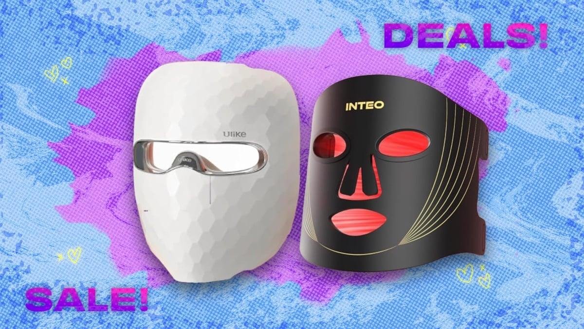 Rare deals on red light masks...