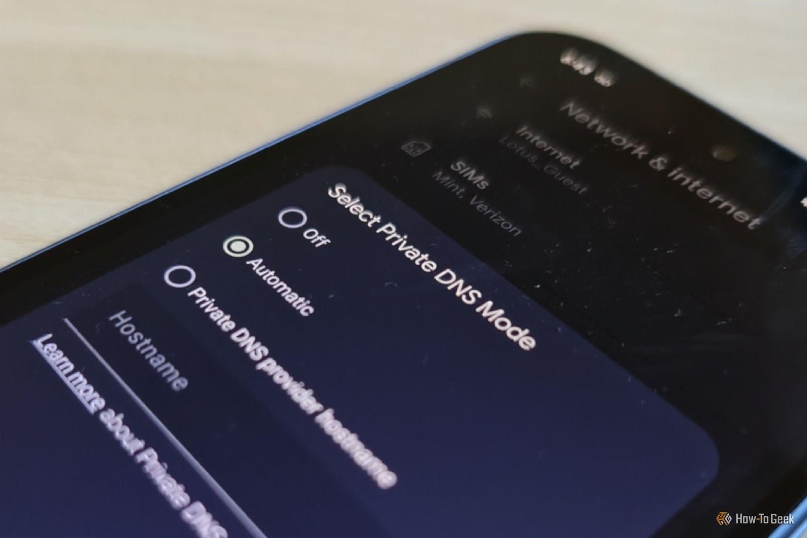 Android's private DNS feature...