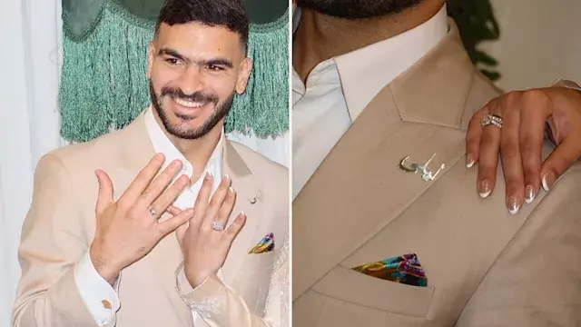 8 صور من حفل زفاف حامد حمدان وزوجته ليلي.. ماذا كتب لاعب بيراميدز؟
