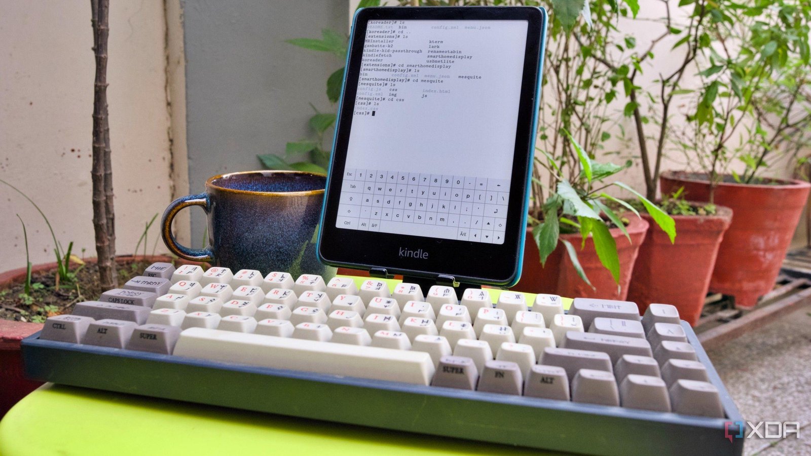 I turned my Kindle into 4 thin...