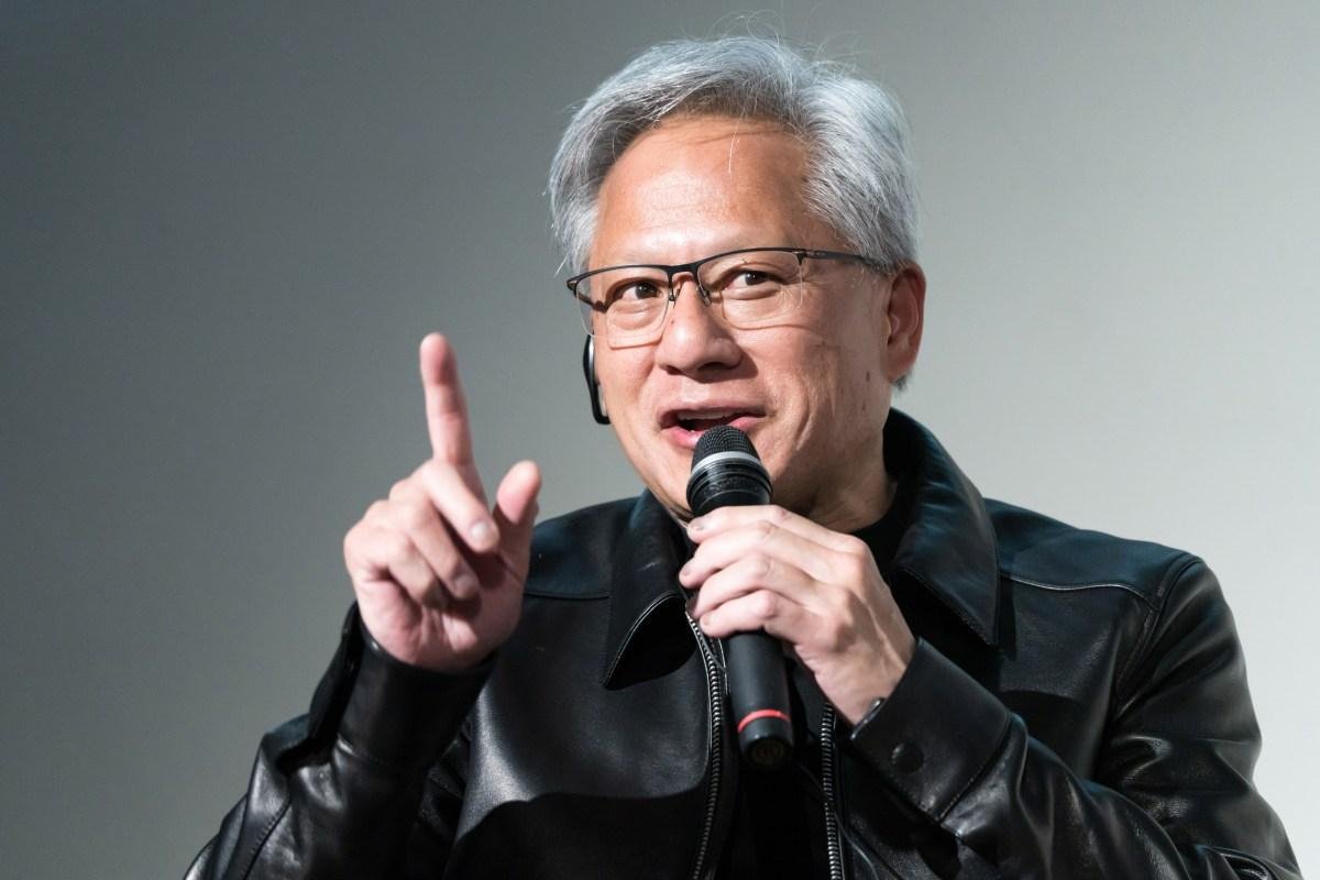Jensen Huang took a call from...