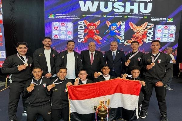 مصر تهيمن على كؤوس البطولة العربية للووشو كونغ فو بـ55 ميدالية