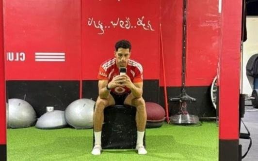 مصطفى شوبير يعود لتدريبات الأهلي بعد انتهاء إجازة زفافه
