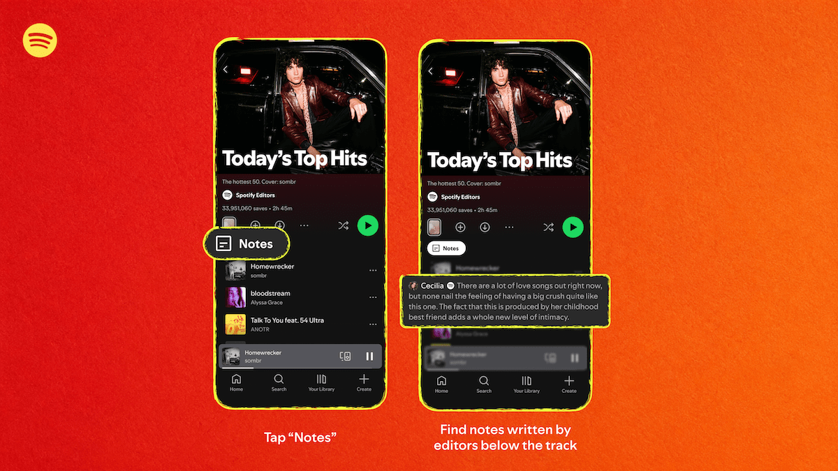 Spotify’s new Playlist Notes l...