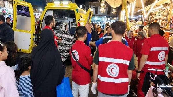 الهلال الأحمر ينقل أول حالة ولادة خلال احتفالات مولد السيد البدوي