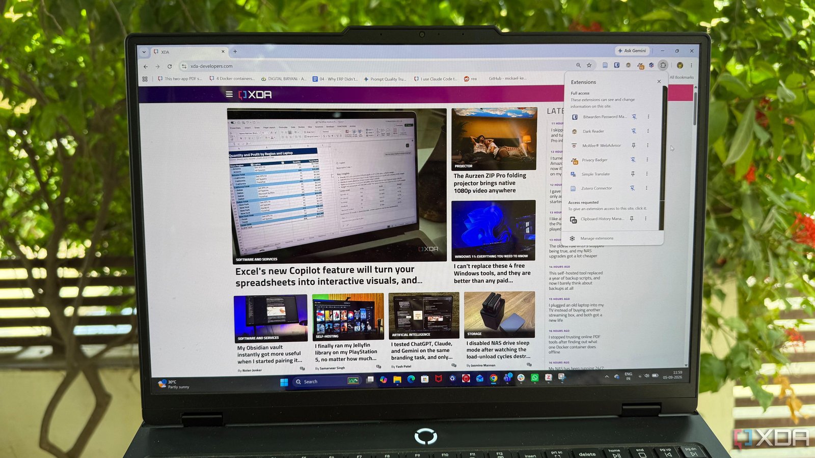 My browser setup starts with 5...