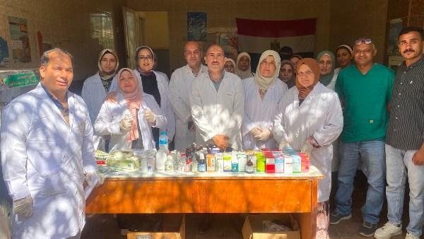جامعة بنها تنظم قافلة بيطرية م...