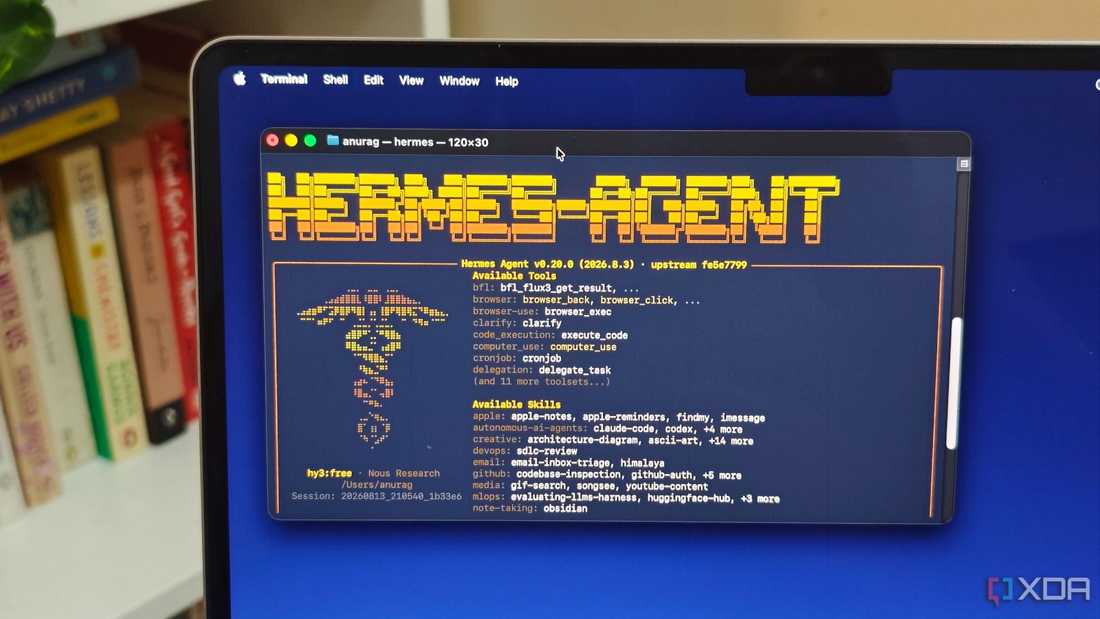 Hermes Agent gave my local mod...