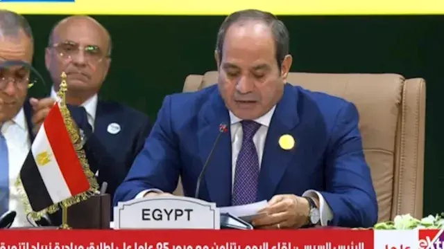 السيسي: السلام المصري الإسرائيلي أثبت أن الحوار يمكن أن ينتصر على الصراع