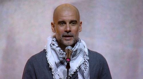 جوارديولا: لن نصمت.. لا تنسوا التضامن مع فلسطين
