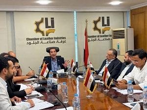 غرفة صناعة الجلود تعتمد خطة تنفيذ الاستراتيجية وتوزع الملفات على اللجان والشُعب