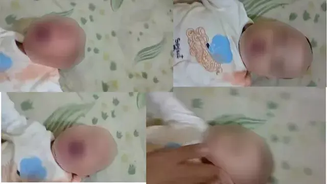 الأمن يفحص فيديو صفع سيدة رضيع بشكل مأساوي