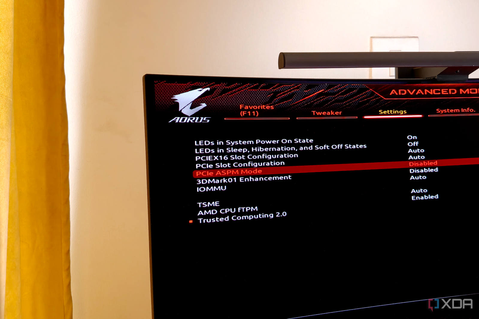 Your BIOS is probably throttli...