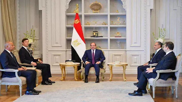 السيسي يستقبل كوشنر في العلمين...