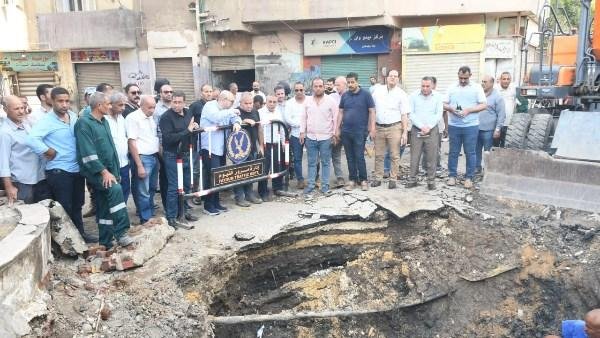 محافظ الفيوم يتفقد أعمال إصلاح...
