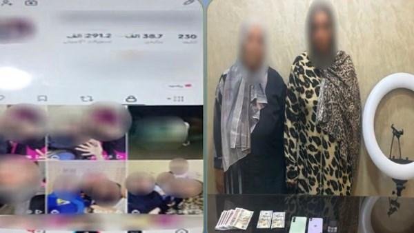 القبض على سيدة وابنتها لقيامهما التسول عبر السوشيال ميديا