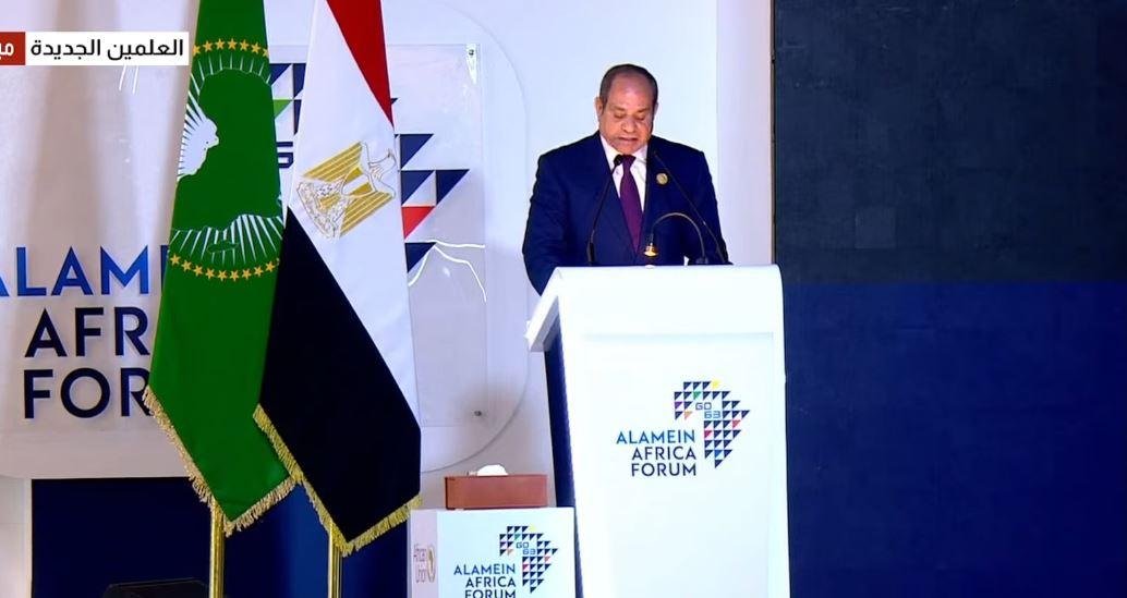 السيسي: نسبة التجارة البينية الأفريقية لا تتخطى 18% من حجم التجارة داخل القارة
