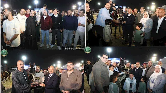 محافظ الشرقية يكرّم الفائزين في مسابقة أدب الخيل بمهرجان الخيول العربية - صور