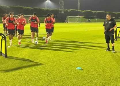 منتخب الناشئين يواصل استعداداته لمواجهة الكويت