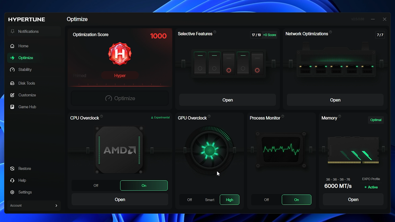Intel-backed auto-overclocking...