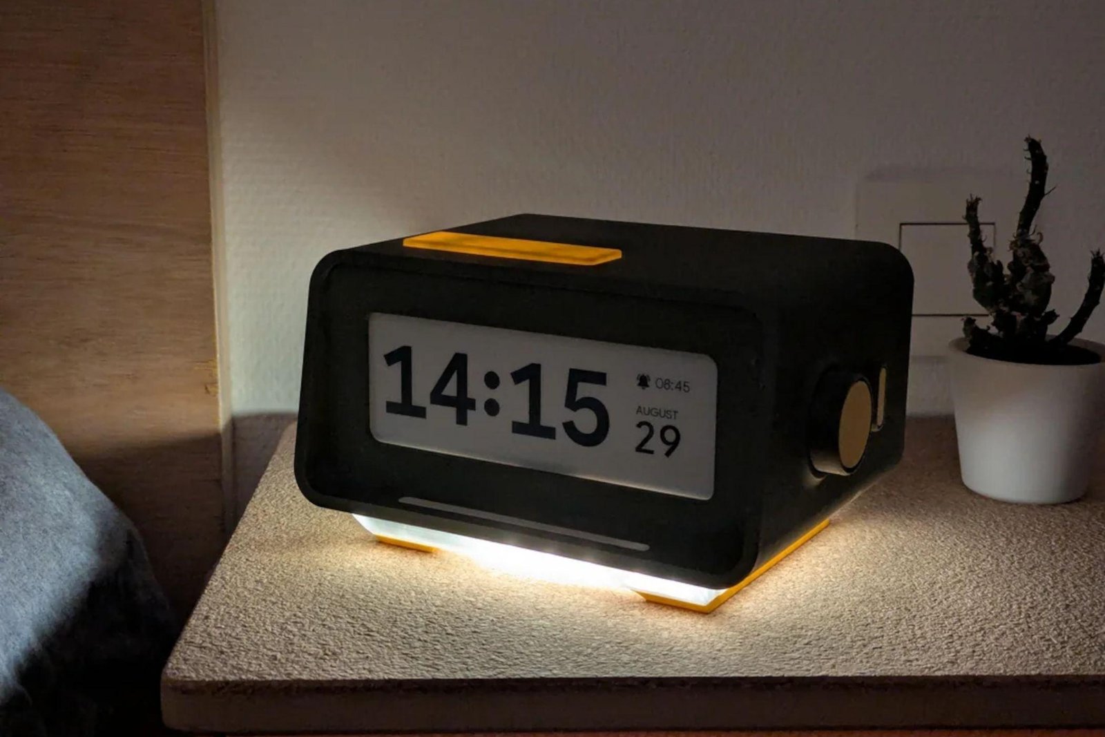 This ESP32 alarm clock comes c...