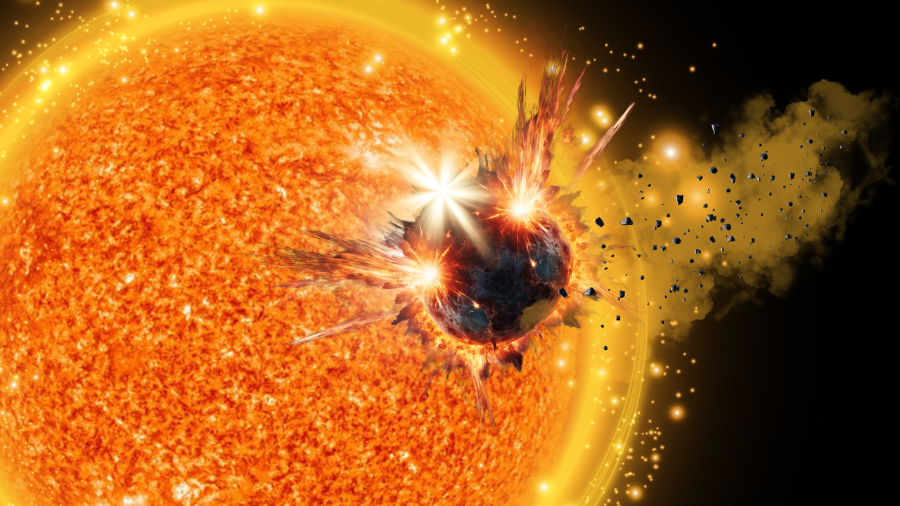 The sun may once have swallowe...