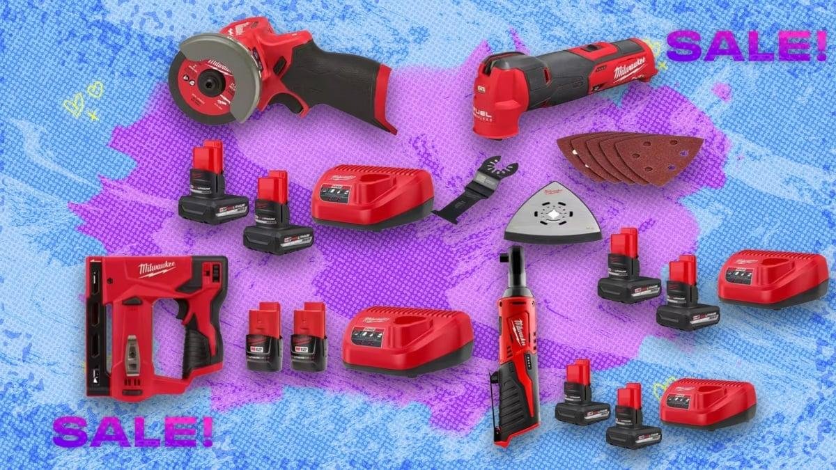 Milwaukee tools are heavily di...