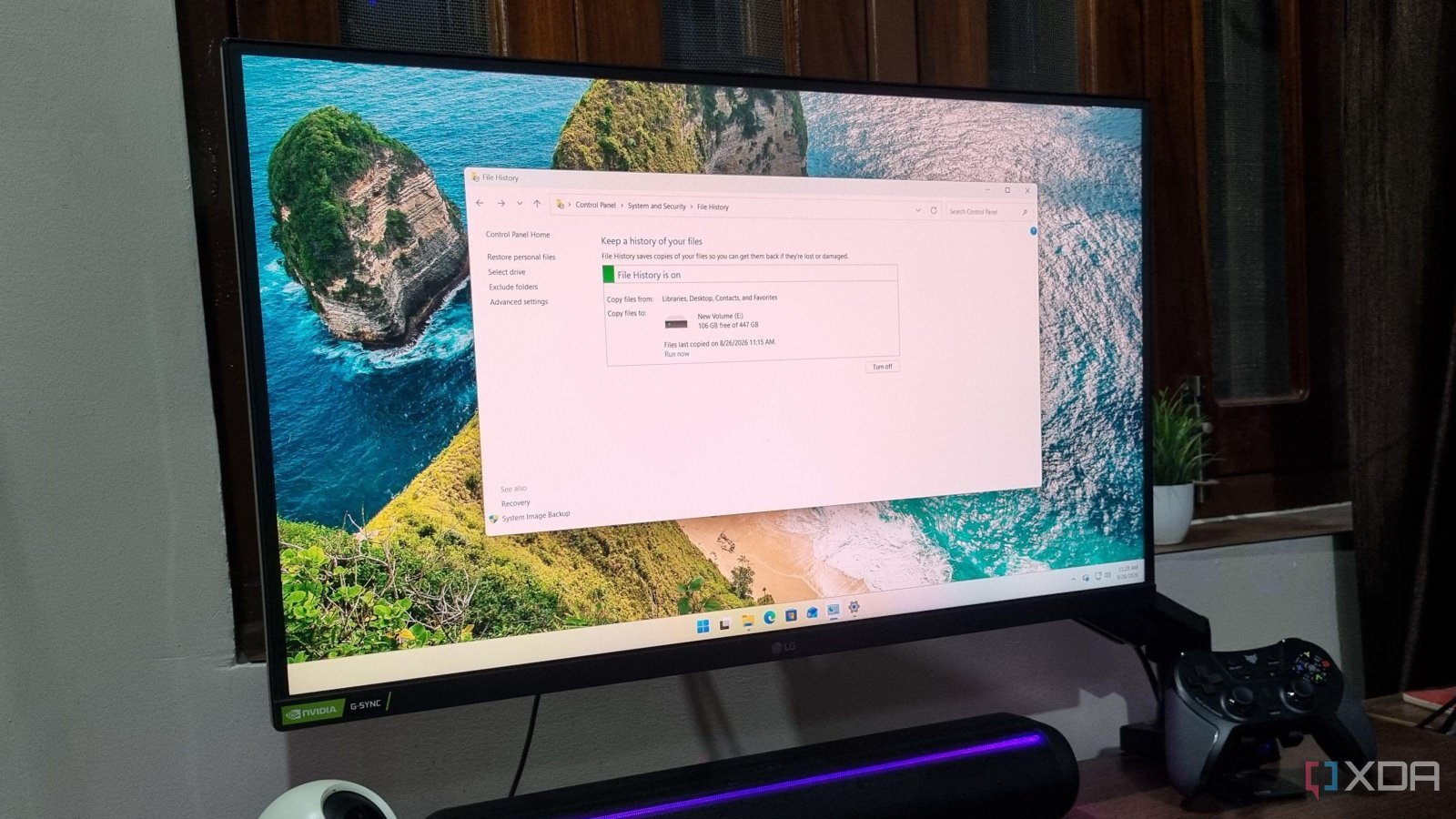 I finally set up Windows File...