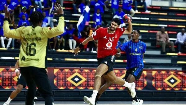يد الأهلي يكتسح انتر كلوب الأنجولي في بطولة أفريقيا للأندية