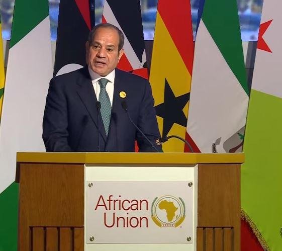 الرئيس السيسي في الاجتماع التنسيقي الثامن للاتحاد الأفريقي: مصر ترفض أي تدخلات خارجية في الشئون الداخلية للدول الأفريقية
