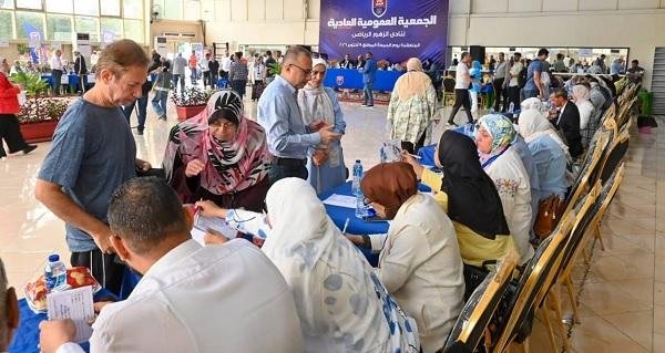انطلاق الجمعية العمومية لنادي الزهور