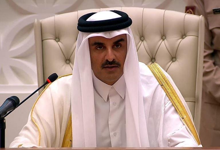 أمير قطر: تمسكنا بالحوار والحلول السلمية لا يعني التهاون في الدفاع عن بلدنا
