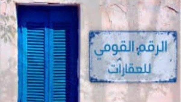 الرقم القومي الموحد للعقارات.....