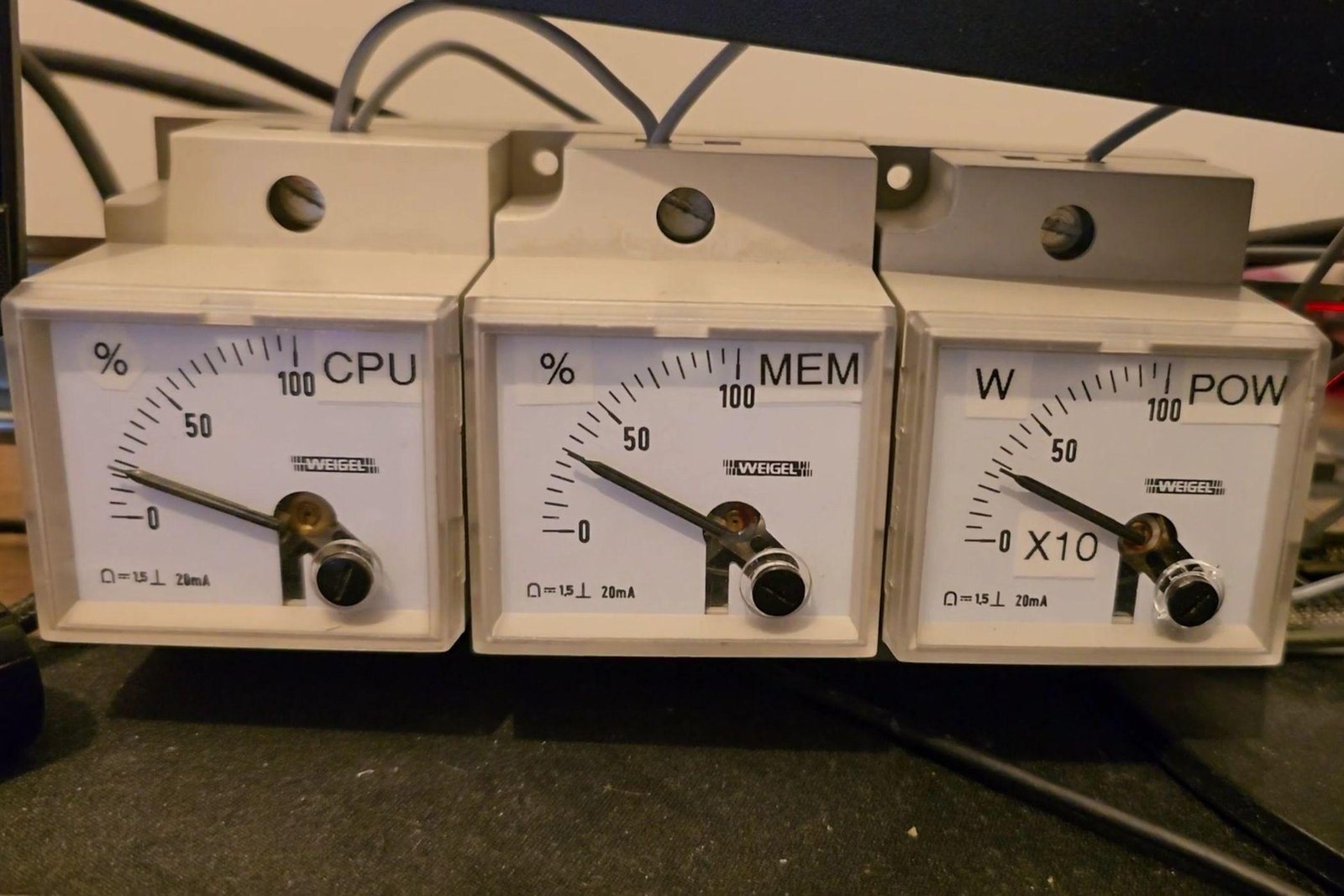 Someone turned old analog gaug...