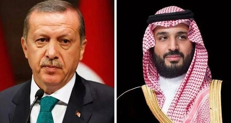 أردوغان وبن سلمان يبحثان هاتفيا آخر التطورات في المنطقة والهجمات على السعودية