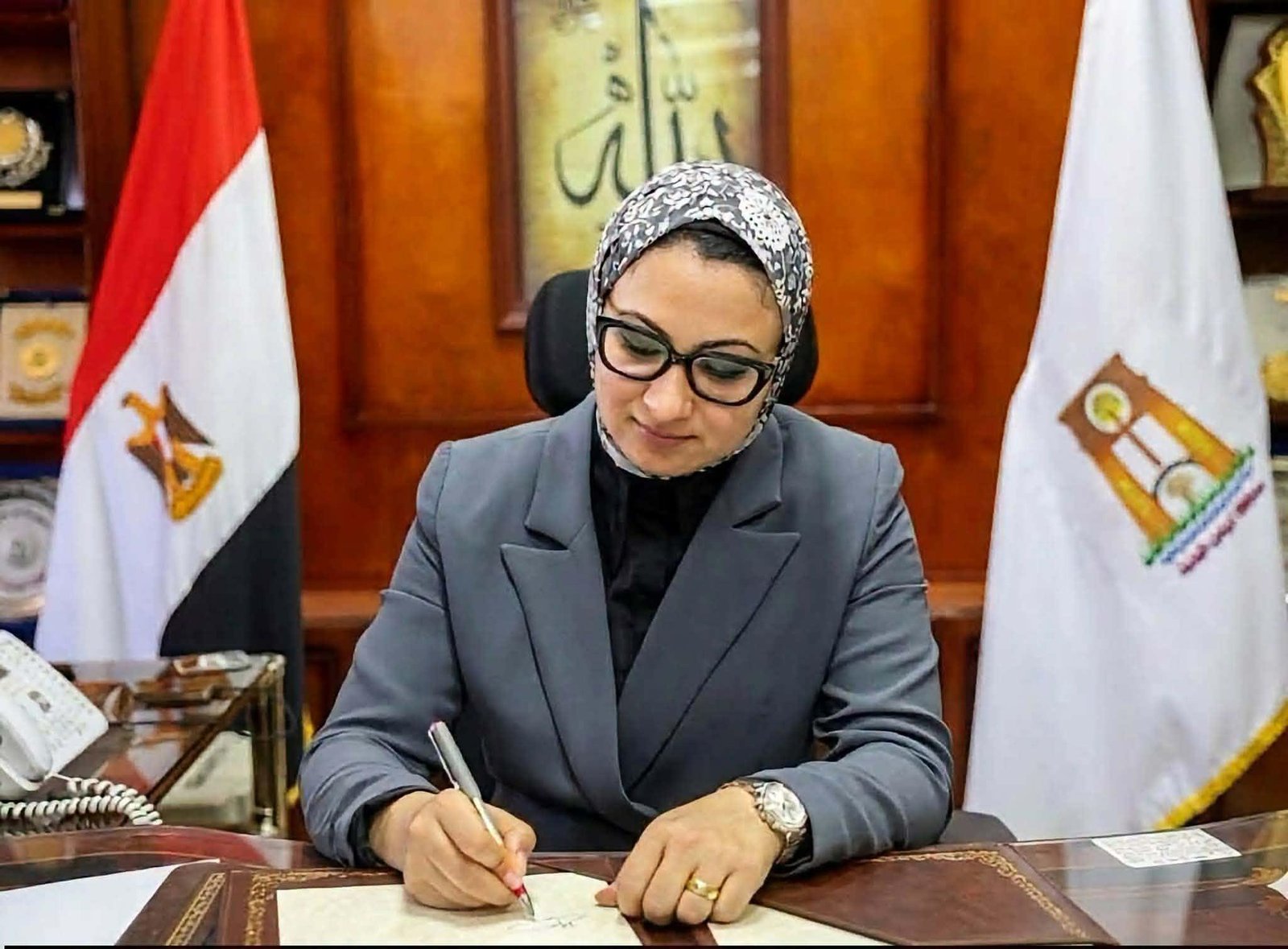 محافظ الوادي الجديد تعتمد تنسي...